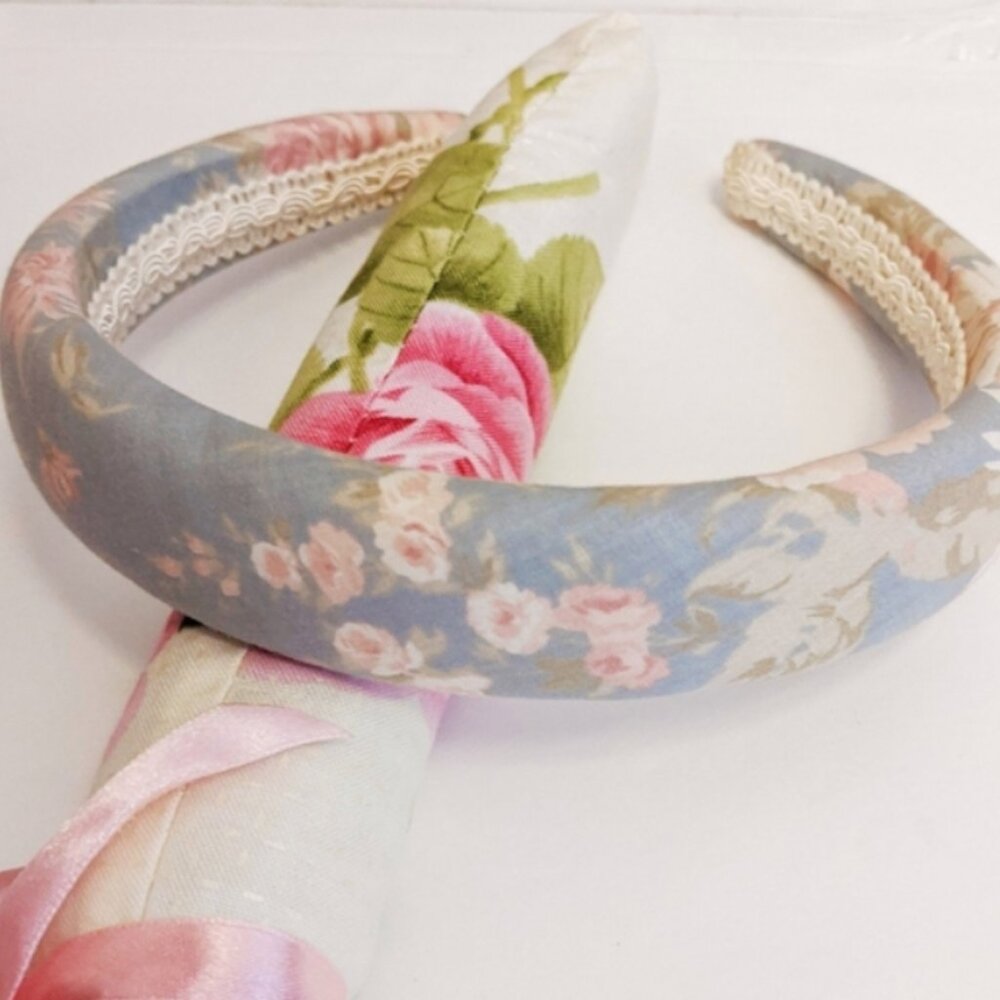 Vintage Laura Ashley Pastel Floral Headband